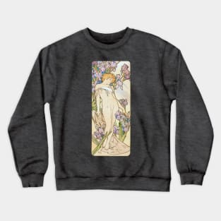 Iris, flower personified Crewneck Sweatshirt